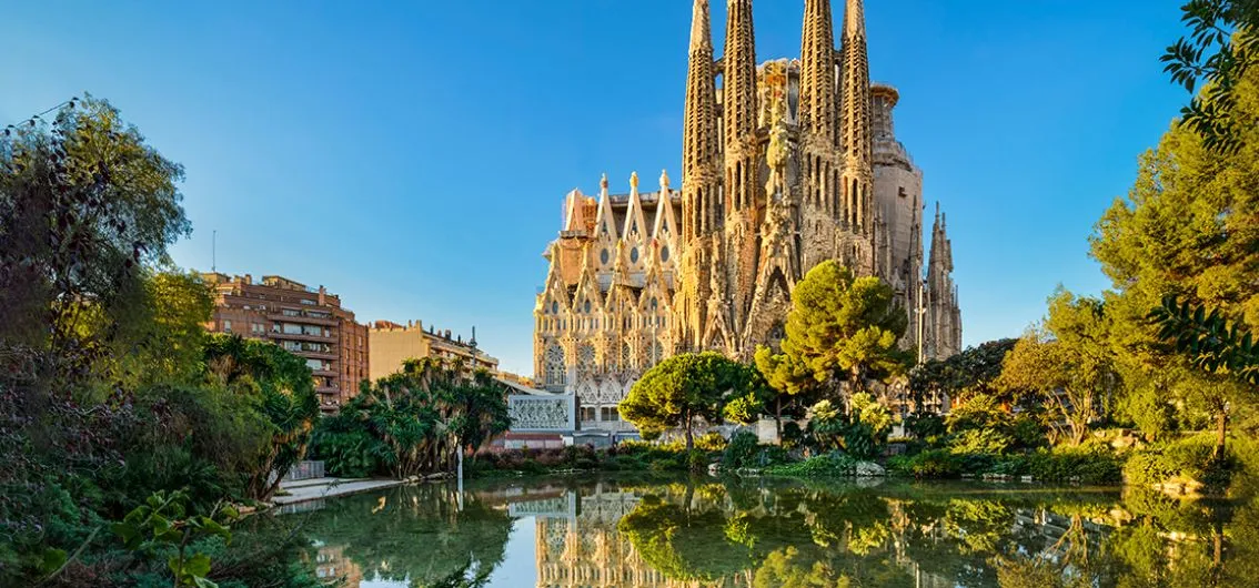 Die Sagrada Família in Barcelona
