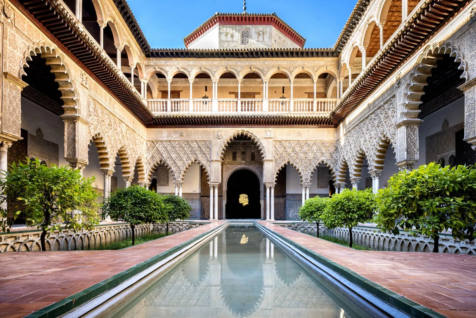 Der Königspalast Alcázar in Sevilla